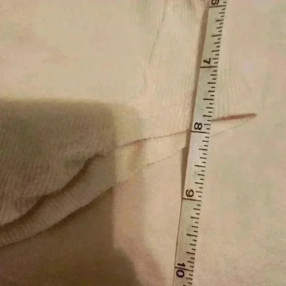 FREE PEOPLE off white tank top Halter knit Rib summer running yoga we the free - Picture 8 of 8